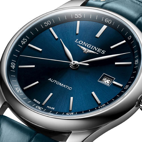 Longines Master Collection Sunray Blue Dial Men 42mm