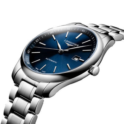 Longines Master Collection Sunray Blue Dial Men 42mm