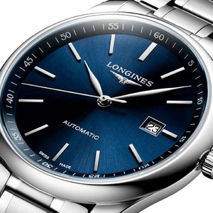 Longines Master Collection Sunray Blue Dial Men 42mm