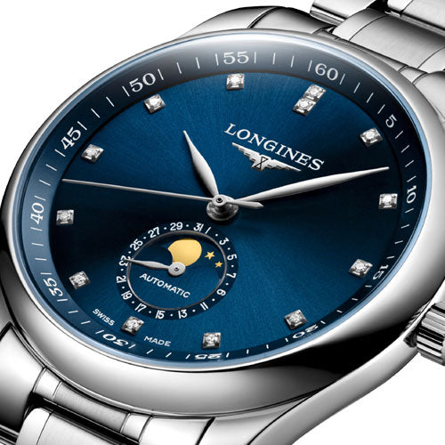 Longines Master Collection Sunray Blue Dial Men 40mm