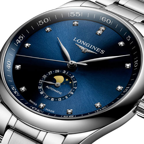 Longines Master Collection Sunray Blue Dial Men 42mm