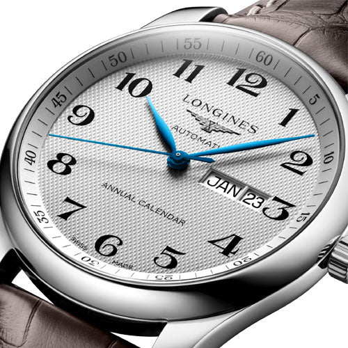 Longines Master Collection Silver Barleycorn Dial Men 40mm