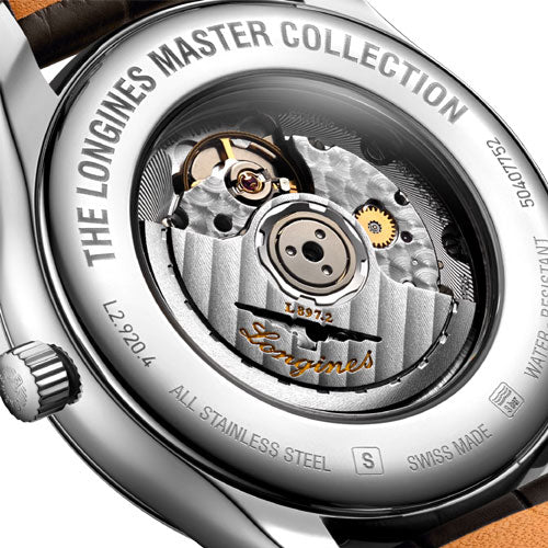 Longines Master Collection Silver Barleycorn Dial Men 40mm