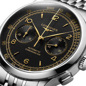 Longines Record Black Matt Dial Men 40mm