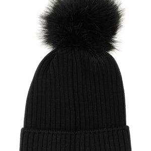 Moncler Enfant Pon Pon Wool Beanie