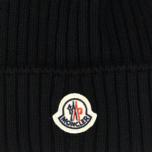 Moncler Enfant Pon Pon Wool Beanie