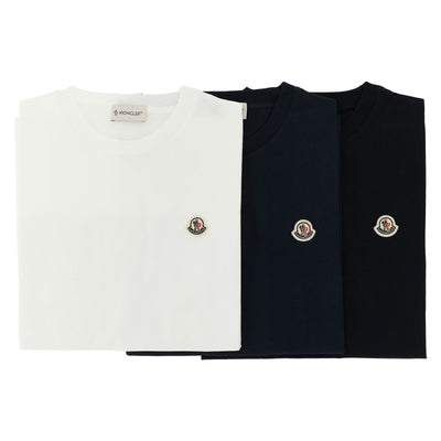 Moncler Enfant 3-pack Logo Patch T-shirt