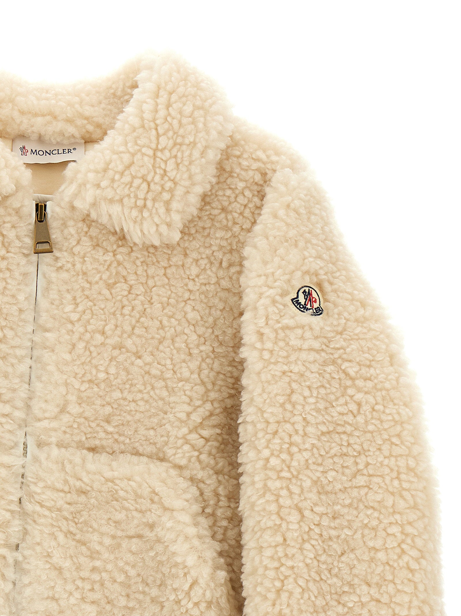 Moncler Enfant Teddy Effect Sweatshirt