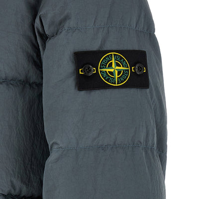 Stone Island Crumpled Effect Down Jacket