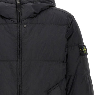 Stone Island Ruffled Effect Down Jacket