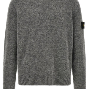 Stone Island 5100050 Crew Neck Sweater With Logo Badge