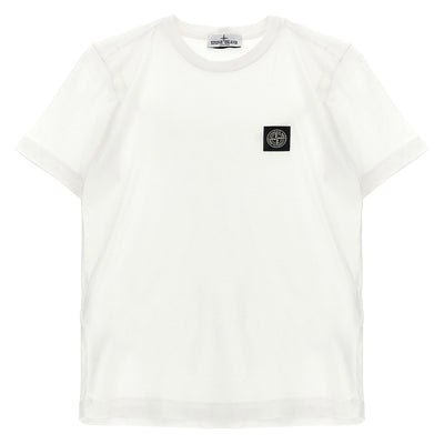 Stone Island Junior Compass Logo T-shirt