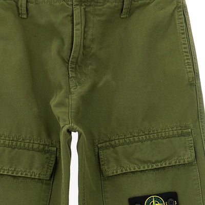Stone Island Junior Canvas Cargo Pants