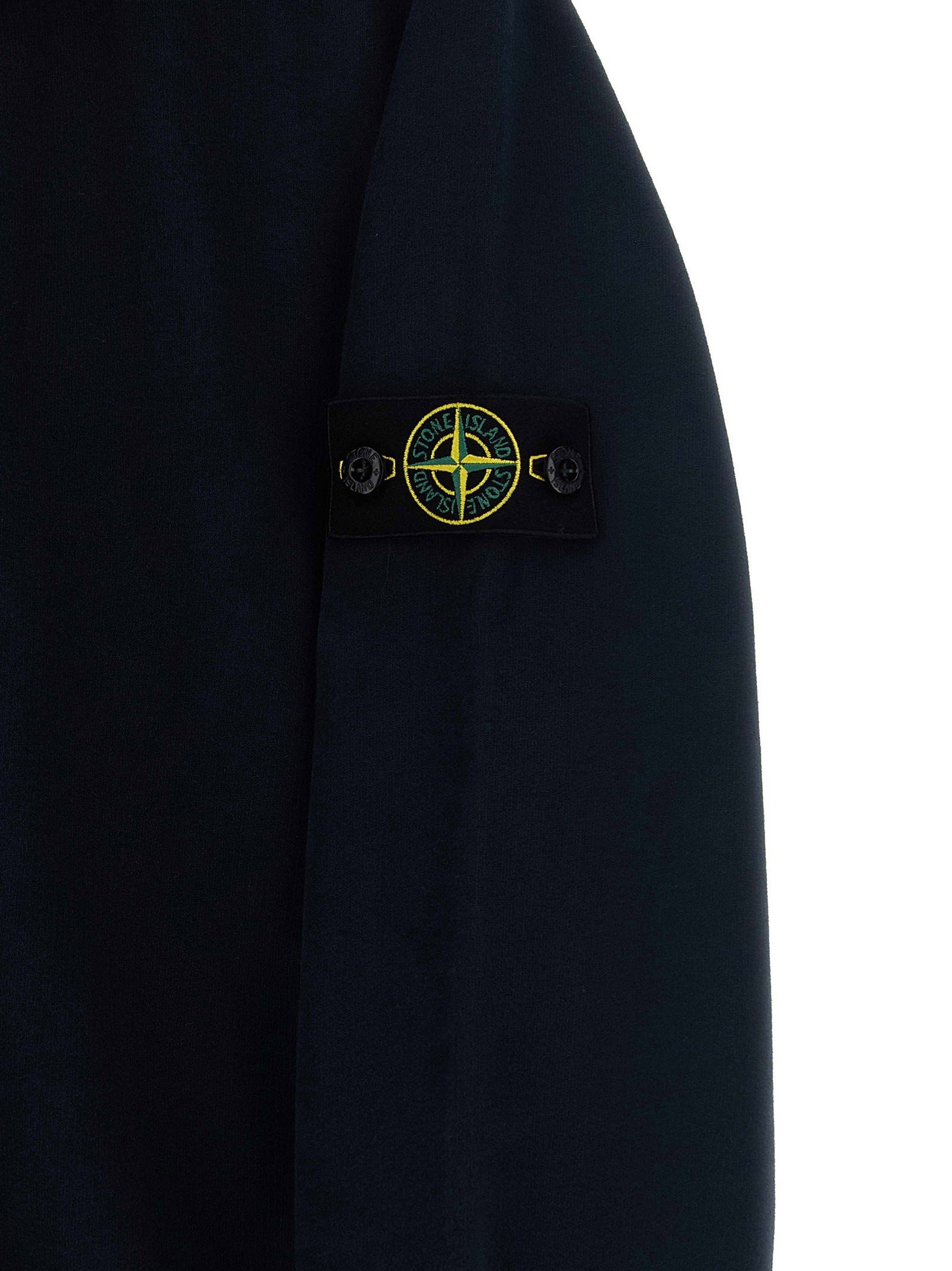 Stone Island Junior Badge Logo Hoodie