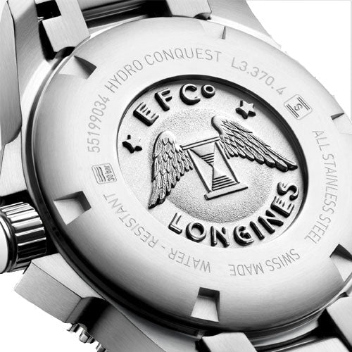 Longines Hydroconquest Sunray Black Dial Women 32mm