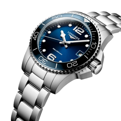 Longines Hydroconquest Sunray Blue Dial Men 32mm