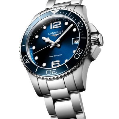 Longines Hydroconquest Sunray Blue Dial Men 32mm
