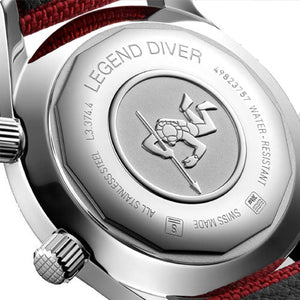 Longines Legend Diver Unisex Watch Bordeaux Dial & Strap