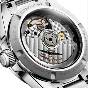 Longines Conquest Sunray Silver Dial Women 34mm