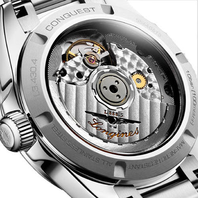 Longines Conquest Sunray Silver Dial Women 34mm