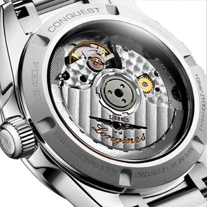 Longines Conquest White Mother-Of-Pearl Dial Women 34mm
