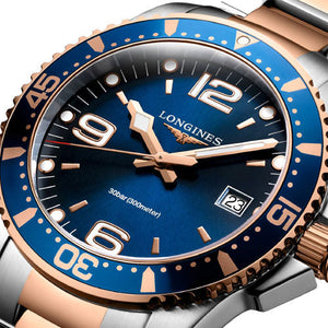 Longines Hydroconquest Sunray Blue Dial Men 41mm