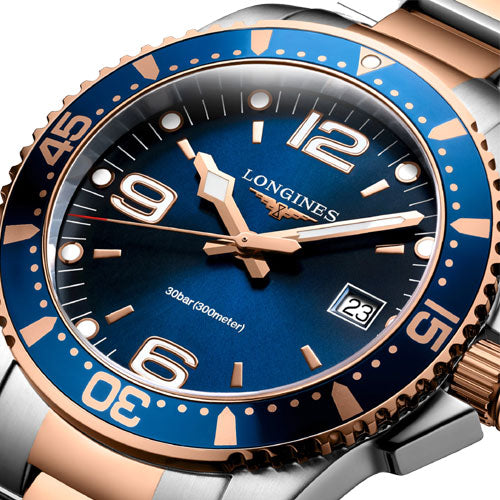 Longines Hydroconquest Sunray Blue Dial Men 41mm