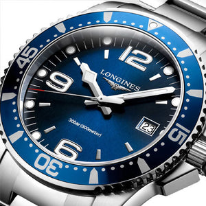 Longines Hydroconquest Sunray Blue Dial Men 41mm