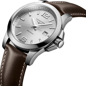 Longines Conquest Silver dial Men 41mm