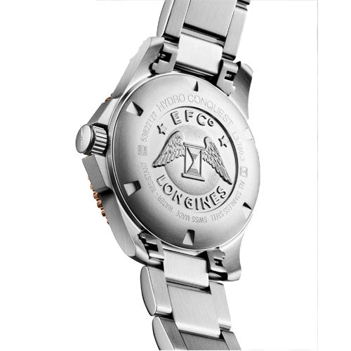 Longines Hydroconquest Sunray Grey Dial Men 39mm