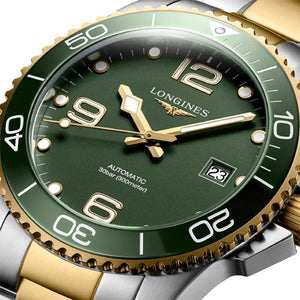 Longines Hydroconquest Green Matt Dial Men 41mm