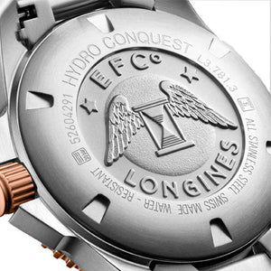 Longines Hydroconquest Sunray Black Dial Men 41mm