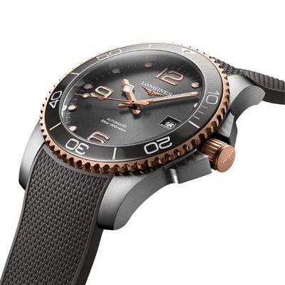 Longines Hydroconquest Sunray Grey Dial Men 41mm