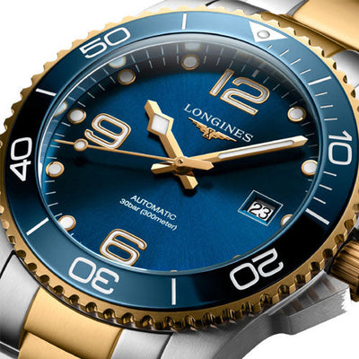 Longines Hydroconquest Sunray Blue Dial Men 41mm