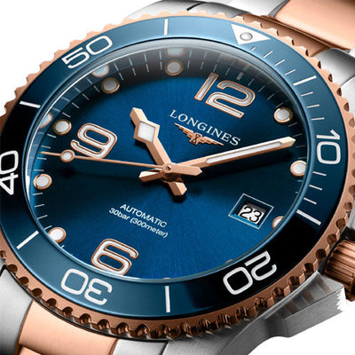 Longines Hydroconquest Sunray Blue Dial Men 41mm