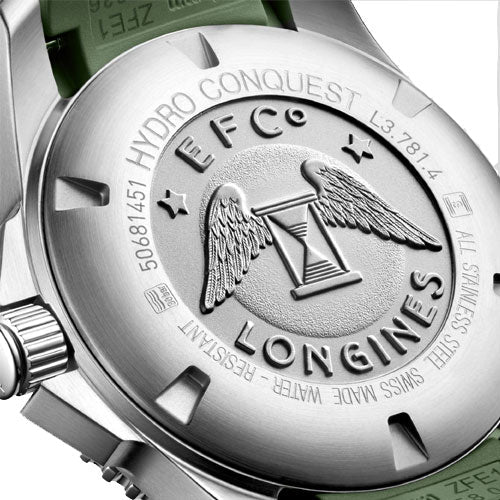 Longines Hydroconquest Green Matt Dial Men 41mm
