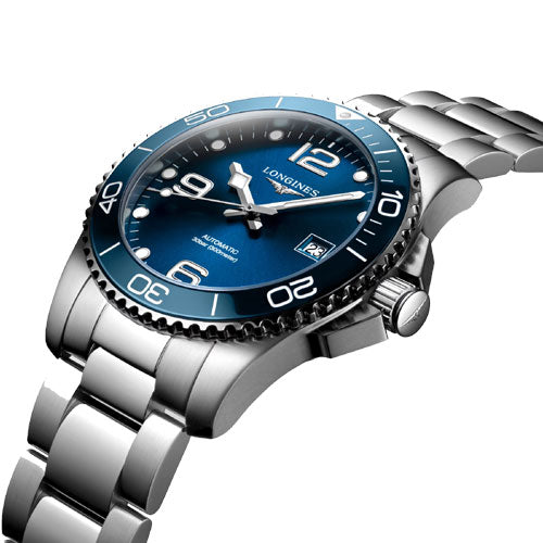 Longines Hydroconquest Sunray Blue Dial Men 41mm
