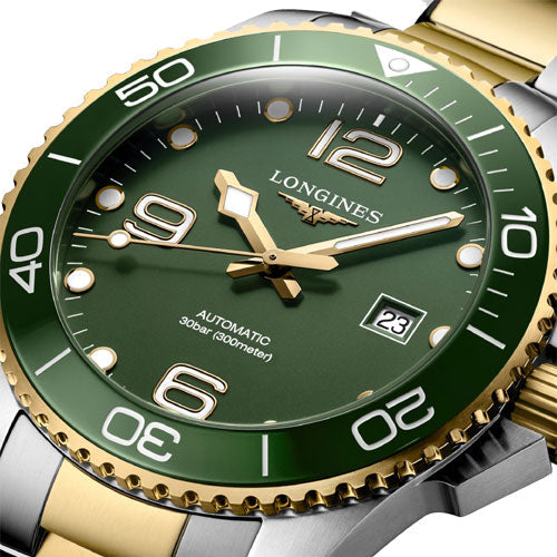Longines Hydroconquest Green Matt Dial Men 43mm
