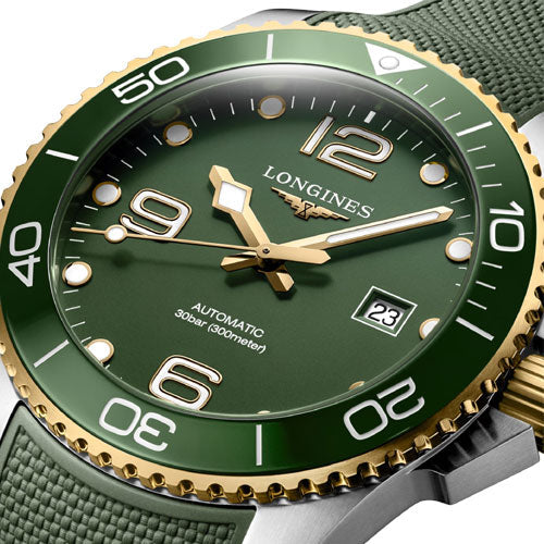 Longines Hydroconquest Green Matt Dial Men 43mm
