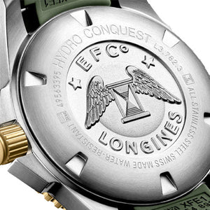 Longines Hydroconquest Green Matt Dial Men 43mm