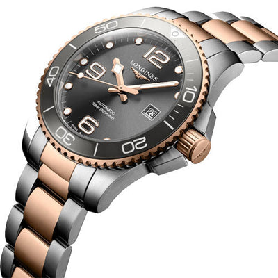 Longines Hydroconquest Sunray Grey Dial Men 43mm
