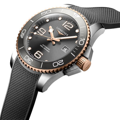 Longines Hydroconquest Sunray Grey Dial Men 43mm