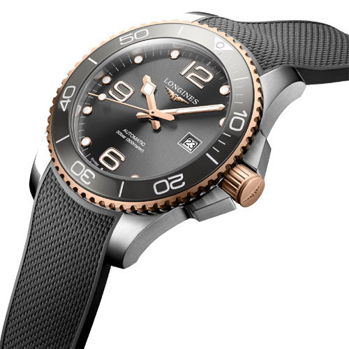 Longines Hydroconquest Sunray Grey Dial Men 43mm