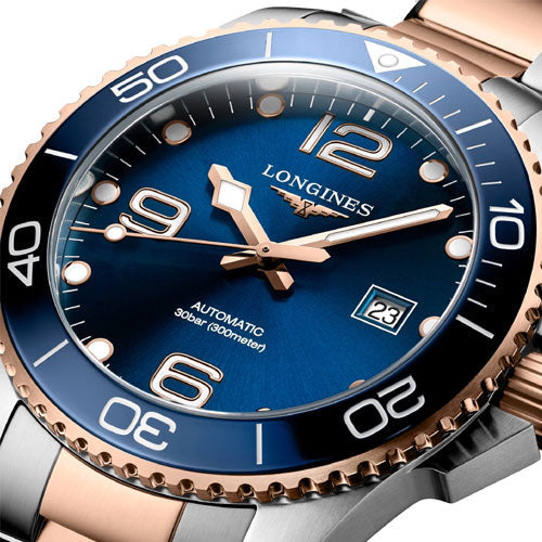 Longines Hydroconquest Sunray Blue Dial Men 43mm