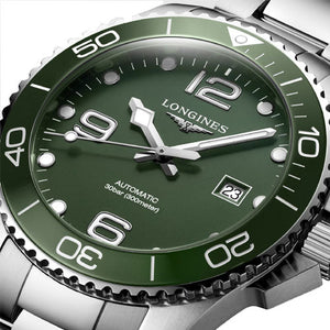 Longines Hydroconquest Green Matt Dial Men 43mm