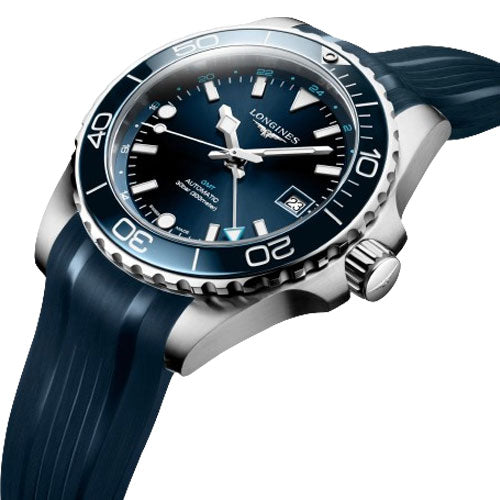 Longines Hydroconquest Gmt Sunray Blue Dial Men 41mm