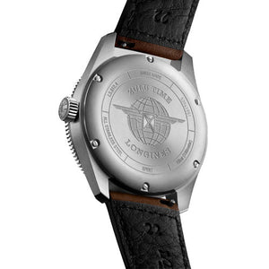 Longines Spirit Zulu Time Black Matt Dial Men 42mm