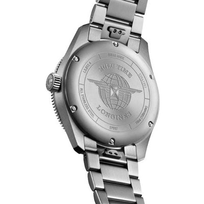 Longines Spirit Zulu Time Black Matt Dial Men 42mm
