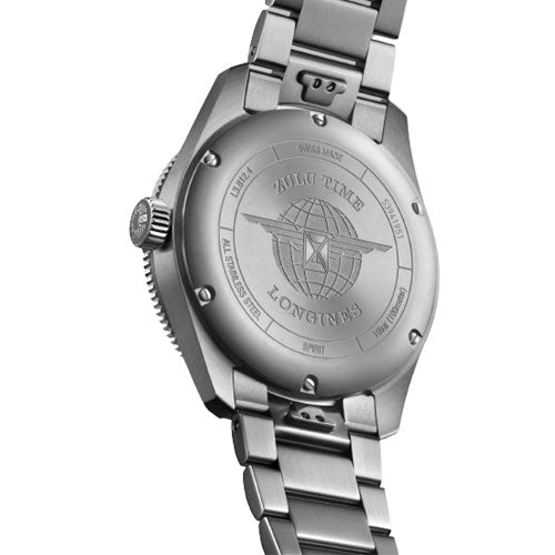 Longines Spirit Zulu Time Anthracite Dial Men 42mm
