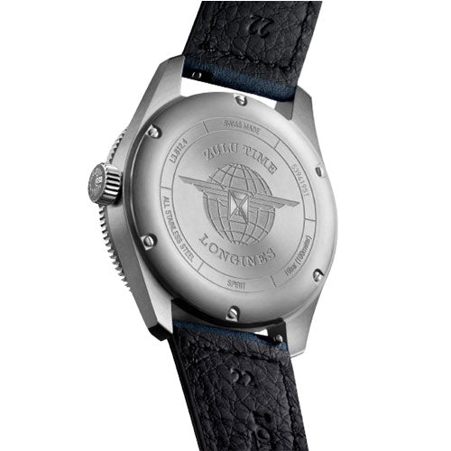 Longines Spirit Zulu Time Sunray Blue Dial Men 42mm